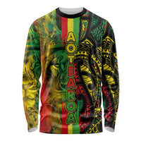 Aotearoa Reggae Long Sleeve Shirt Maori Reggae-One Love LT03 Unisex Reggae - Polynesian Pride