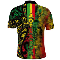 Aotearoa Reggae Polo Shirt Maori Reggae-One Love