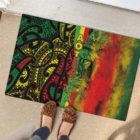 Aotearoa Reggae Rubber Doormat Maori Reggae-One Love