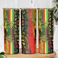 Aotearoa Reggae Skinny Tumbler Maori Reggae-One Love