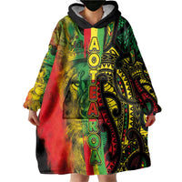 Aotearoa Reggae Wearable Blanket Hoodie Maori Reggae-One Love