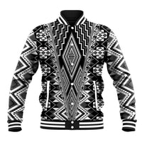 Aotearoa Tukutuku and Poutama Motif Classic Baseball Jacket