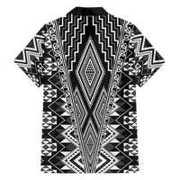 Aotearoa Tukutuku and Poutama Motif Classic Family Matching Off Shoulder Maxi Dress and Hawaiian Shirt