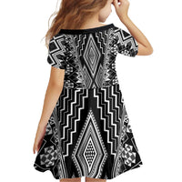 Aotearoa Tukutuku and Poutama Motif Classic Family Matching Tank Maxi Dress and Hawaiian Shirt