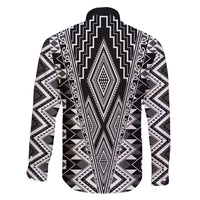 Aotearoa Tukutuku and Poutama Motif Classic Family Matching Tank Maxi Dress and Hawaiian Shirt