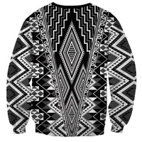 Aotearoa Tukutuku and Poutama Motif Classic Sweatshirt