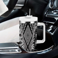 Aotearoa Tukutuku and Poutama Motif Classic Tumbler With Handle
