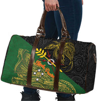 Chimpu Province Papua New Guinea Travel Bag Bird-of-paradise Art Tattoo and Melanesian Motifs - Polynesian Pride