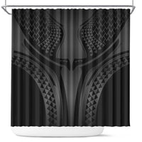 Hawaiian Kakau Art Tattoos Aquaman Style Shower Curtain Special Edition - Polynesian Pride