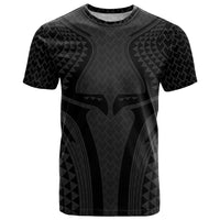 Hawaiian Kakau Art Tattoos Aquaman Style T Shirt Black Version - Polynesian Pride