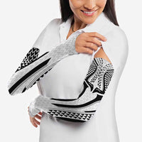 Hawaiian Kakau Art Tattoos Aquaman Style Arm Sleeves White Version - Polynesian Pride