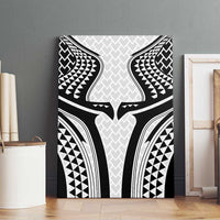 Hawaiian Kakau Art Tattoos Aquaman Style Canvas Wall Art White Version - Polynesian Pride