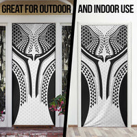 Hawaiian Kakau Art Tattoos Aquaman Style Door Cover White Version - Polynesian Pride