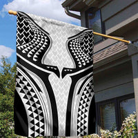 Hawaiian Kakau Art Tattoos Aquaman Style Garden Flag White Version - Polynesian Pride