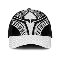 Hawaiian Kakau Art Tattoos Aquaman Style Mesh Trucker Cap White Version - Polynesian Pride
