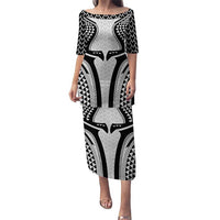 Hawaiian Kakau Art Tattoos Aquaman Style Puletasi White Version - Polynesian Pride