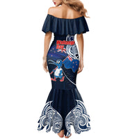New Zealand Waitangi Mermaid Dress Te Ra O Waitangi Maori Kiwis Bird LT03 - Polynesian Pride