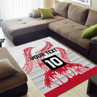 Cook Islands Marathon 2025-Pursuit in Paradise Area Rug Red Color