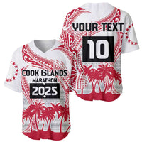 Cook Islands Marathon 2025-Pursuit in Paradise Baseball Jersey Red Color