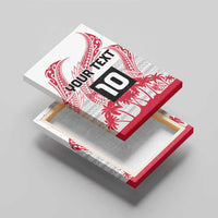 Cook Islands Marathon 2025-Pursuit in Paradise Canvas Wall Art Red Color