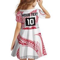 Cook Islands Marathon 2025-Pursuit in Paradise Family Matching Tank Maxi Dress and Hawaiian Shirt Red Color