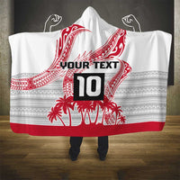 Cook Islands Marathon 2025-Pursuit in Paradise Hooded Blanket Red Color