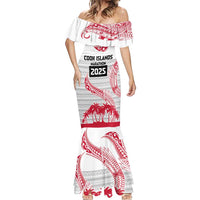 Cook Islands Marathon 2025-Pursuit in Paradise Mermaid Dress Red Color