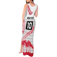 Cook Islands Marathon 2025-Pursuit in Paradise Tank Maxi Dress Red Color