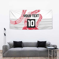 Cook Islands Marathon 2025-Pursuit in Paradise Tapestry Red Color