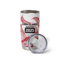 Cook Islands Marathon 2025-Pursuit in Paradise Tumbler Cup Red Color