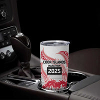 Cook Islands Marathon 2025-Pursuit in Paradise Tumbler Cup Red Color