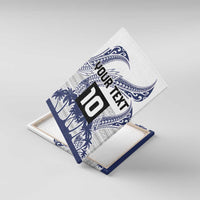 Cook Islands Marathon 2025-Pursuit in Paradise Canvas Wall Art Blue Color