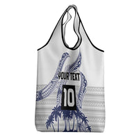 Cook Islands Marathon 2025-Pursuit in Paradise Grocery Bag Blue Color