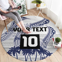 Cook Islands Marathon 2025-Pursuit in Paradise Round Carpet Blue Color