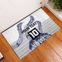 Cook Islands Marathon 2025-Pursuit in Paradise Rubber Doormat Blue Color