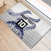 Cook Islands Marathon 2025-Pursuit in Paradise Rubber Doormat Blue Color