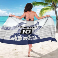 Cook Islands Marathon 2025-Pursuit in Paradise Sarong Blue Color