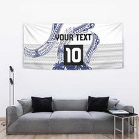 Cook Islands Marathon 2025-Pursuit in Paradise Tapestry Blue Color