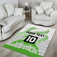 Cook Islands Marathon 2025-Pursuit in Paradise Area Rug Green Color