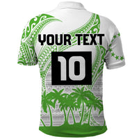 Cook Islands Marathon 2025-Pursuit in Paradise Polo Shirt Green Color