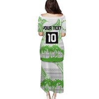 Cook Islands Marathon 2025-Pursuit in Paradise Puletasi Green Color