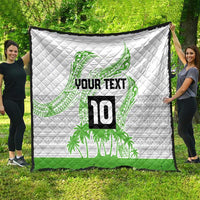 Cook Islands Marathon 2025-Pursuit in Paradise Quilt Green Color