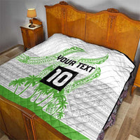 Cook Islands Marathon 2025-Pursuit in Paradise Quilt Green Color