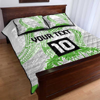 Cook Islands Marathon 2025-Pursuit in Paradise Quilt Bed Set Green Color