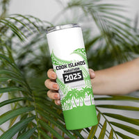 Cook Islands Marathon 2025-Pursuit in Paradise Skinny Tumbler Green Color