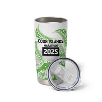 Cook Islands Marathon 2025-Pursuit in Paradise Tumbler Cup Green Color