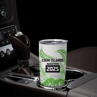 Cook Islands Marathon 2025-Pursuit in Paradise Tumbler Cup Green Color