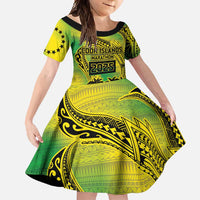 Cook Islands Marathon 2025-Pursuit in Paradise Family Matching Long Sleeve Bodycon Dress and Hawaiian Shirt Special Edition