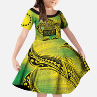 Cook Islands Marathon 2025-Pursuit in Paradise Kid Short Sleeve Dress Special Edition