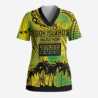 Cook Islands Marathon 2025-Pursuit in Paradise Scrub Top Special Edition - Polynesian Pride